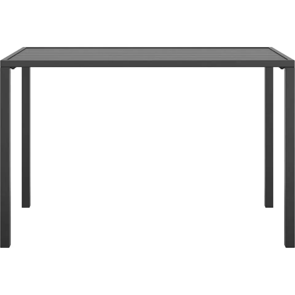 vidaXL Tuintafel 110x54x70 cm staal antracietkleurig