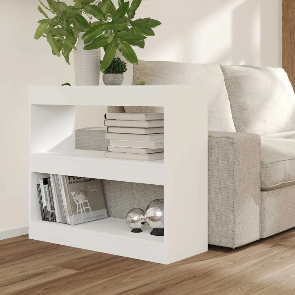 vidaXL Boekenkast/kamerscherm 80x30x72 cm wit, foto 3