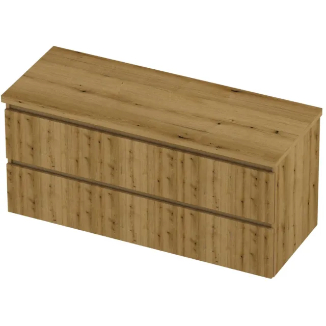Proline Deck Badmeubelset Symmetrisch Gefreesd 120x46x55 cm Urban Oak Eiken