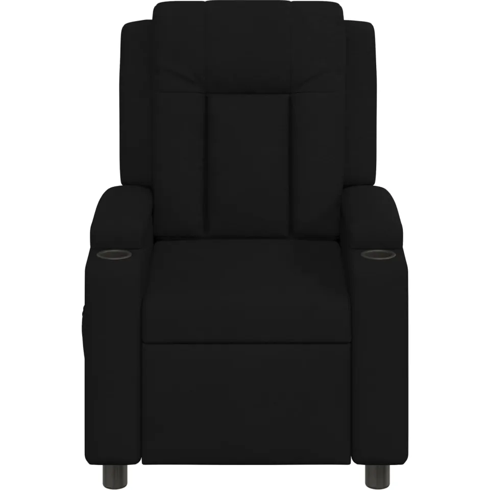 vidaXL Ligstoel Zwart 75 x 95 x 100 cm Stof, foto 4