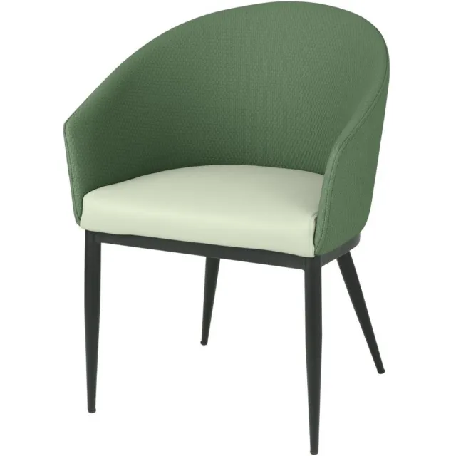 Bolero sloane interieur eetkamerstoelen - groene bos mix (set van 2)