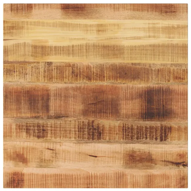 vidaXL Tafelblad vierkant 90x90x2,5 cm massief ruw mangohout Bruin