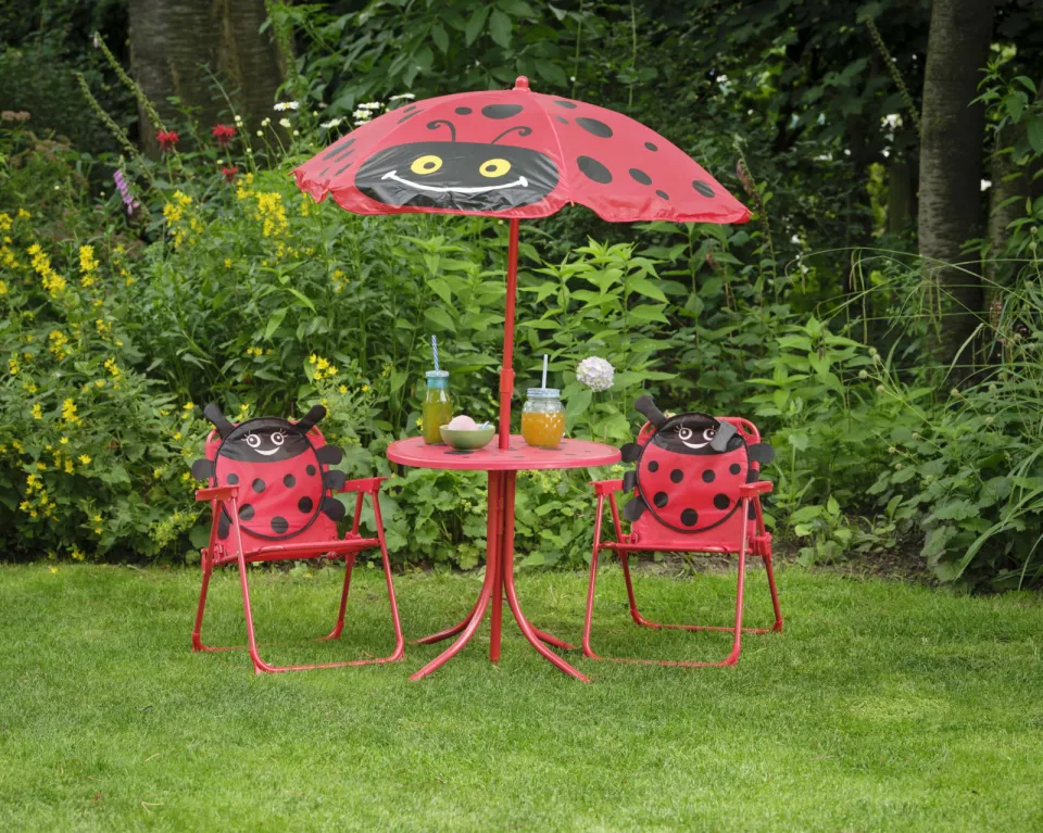 Outdoorliving by Decoris kinderbistroset bruin, foto 2
