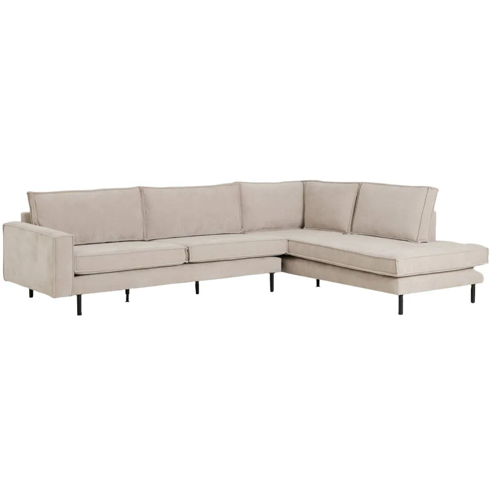 NOUS Living hoekbank rechts Lexington Rebel Beige
