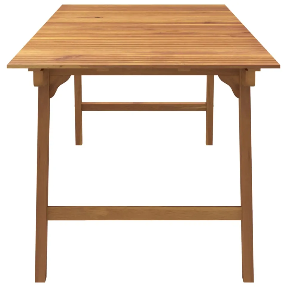 vidaXL Tuintafel 200x90x75 cm massief acaciahout bruin, foto 4
