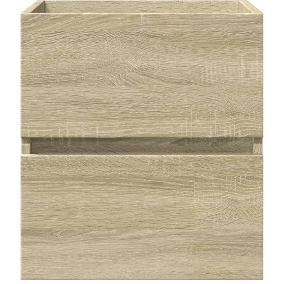 vidaXL Wastafelkast 41x38,5x45 cm spaanplaat sonoma eikenkleurig, foto 4