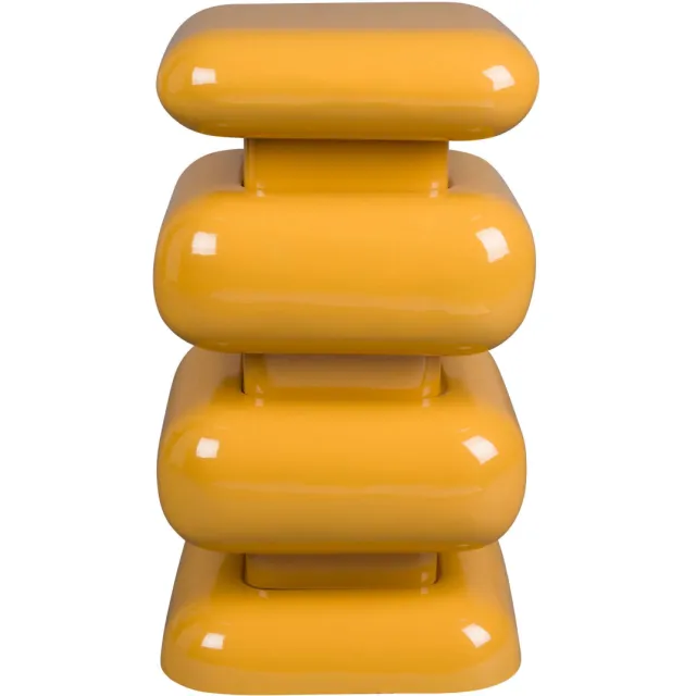 Dutchbone Stubby bijzettafel geel