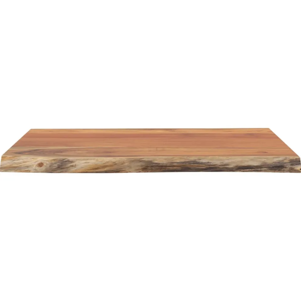vidaXL Tafelblad vierkant natuurlijke rand 60x60x2,5 cm acaciahout Bruin