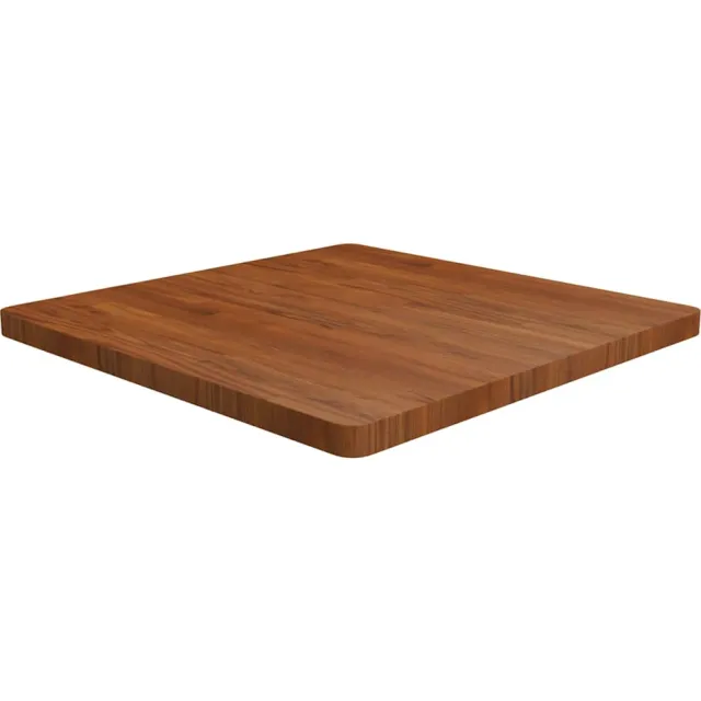 vidaXL Tafelblad vierkant 80x80x4cm behandeld eiken donkerbruin