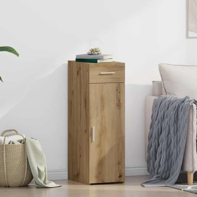 vidaXL Dressoir Artisan Eiken 30 x 42,5 x 93 cm, foto 2