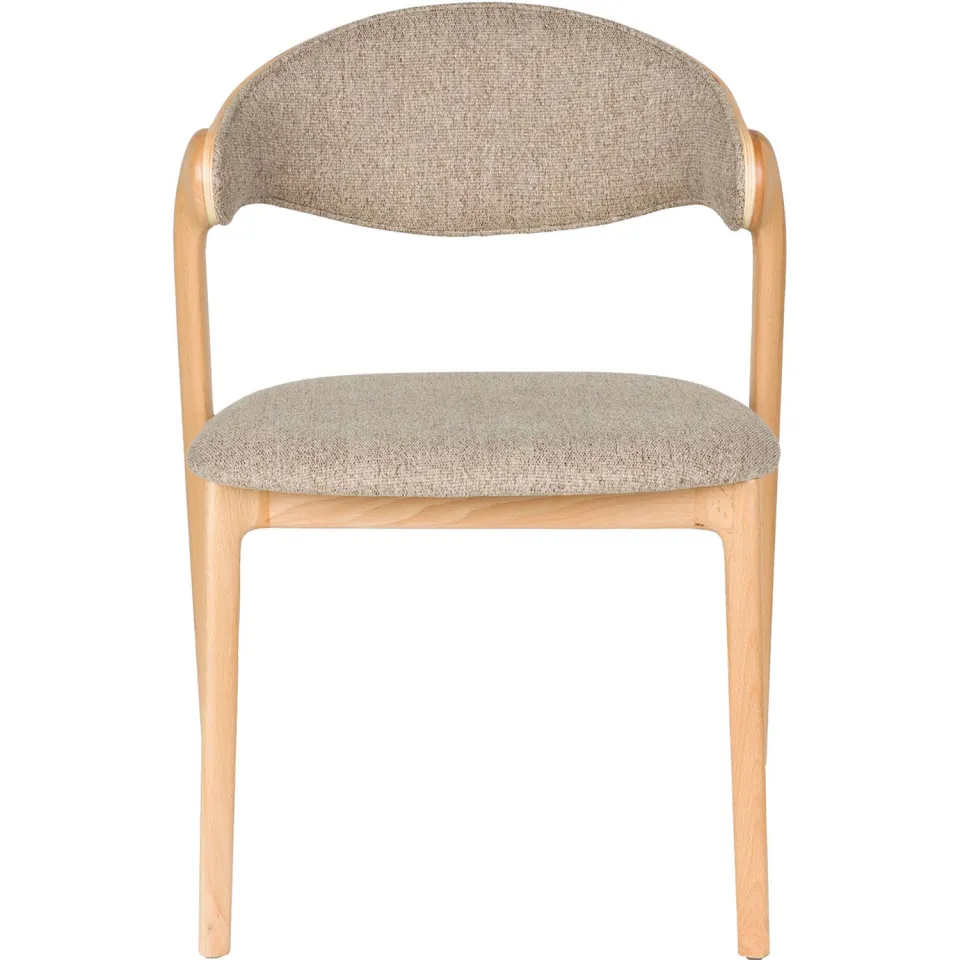 Dutchbone Babington eetkamerstoel beige, foto 2