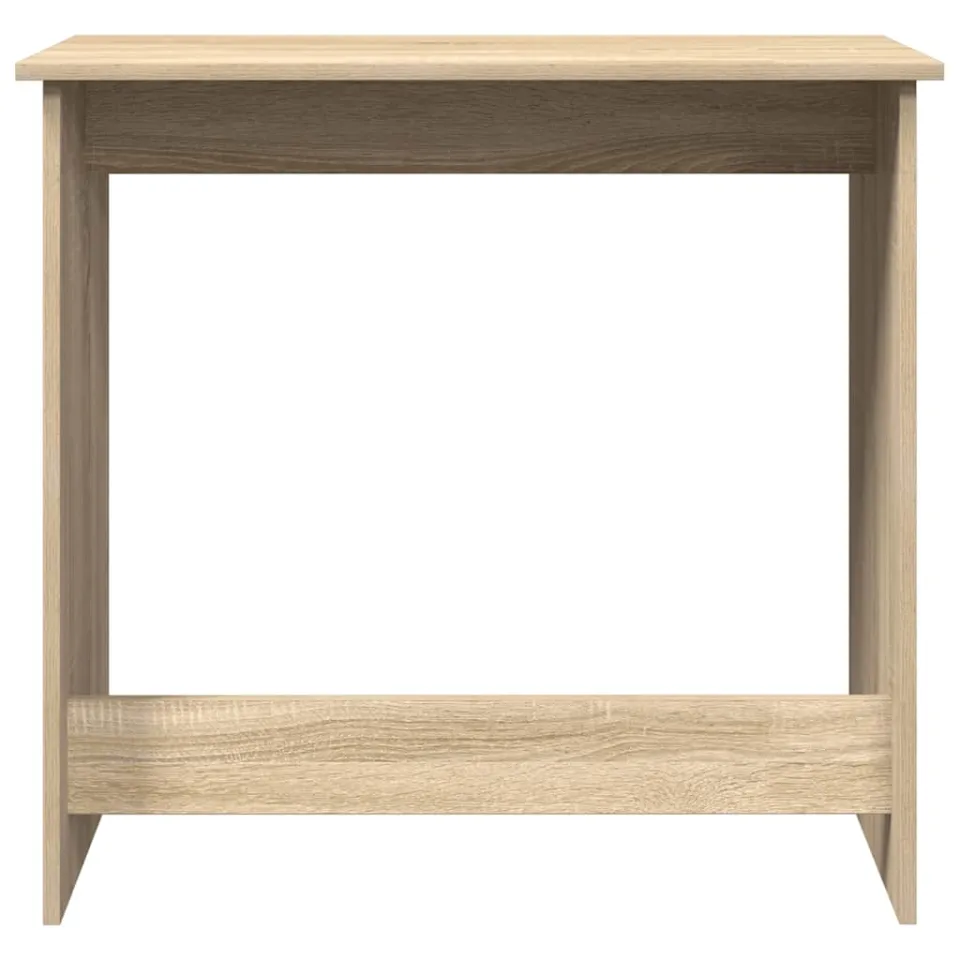 vidaXL Bureau 80x40x75 cm bewerkt hout sonoma eikenkleurig, foto 4