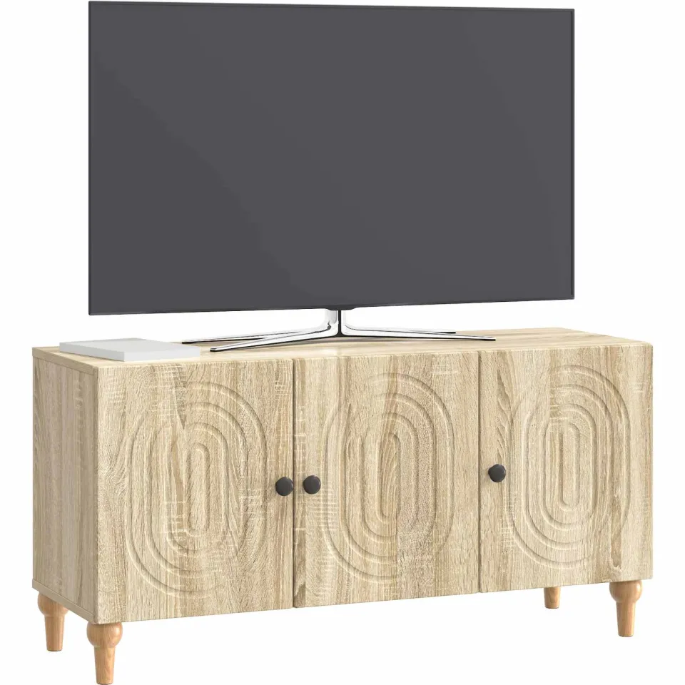 vidaXL TV-kast 99 x 34,5 x 50 cm Sonoma Eiken Bewerkt hout, foto 3