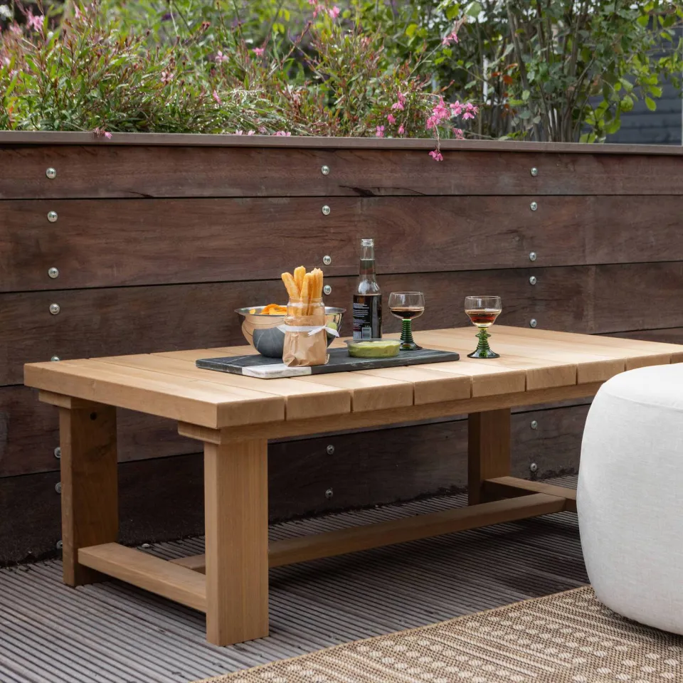 WOOOD Banco tuinsalontafel naturel, foto 2