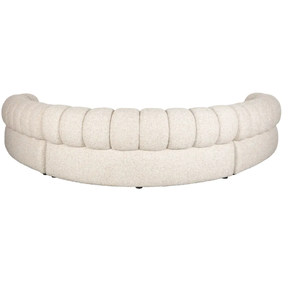 Dutchbone hoekbank Duvane met ronde hoek - beige, foto 2