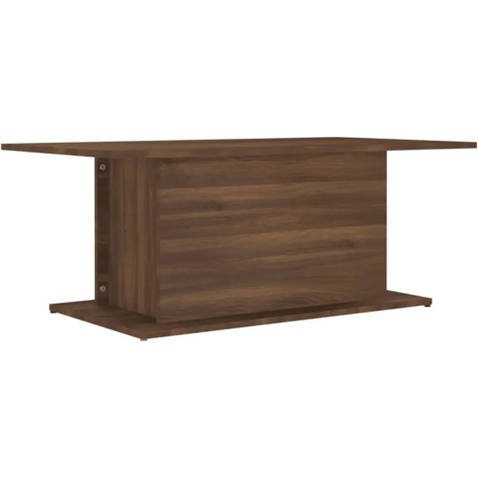 vidaXL Salontafel 102x55,5x40 cm bewerkt hout bruin eikenkleur