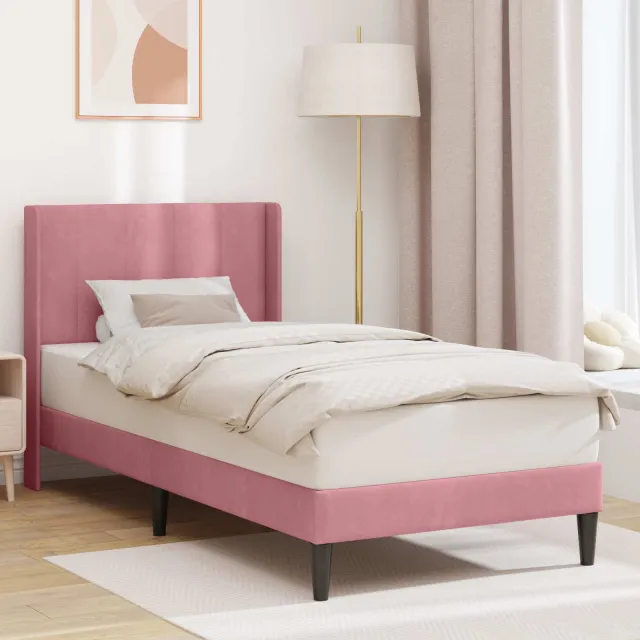 vidaXL Bedframe Roze 80 x 200 cm Fluweel