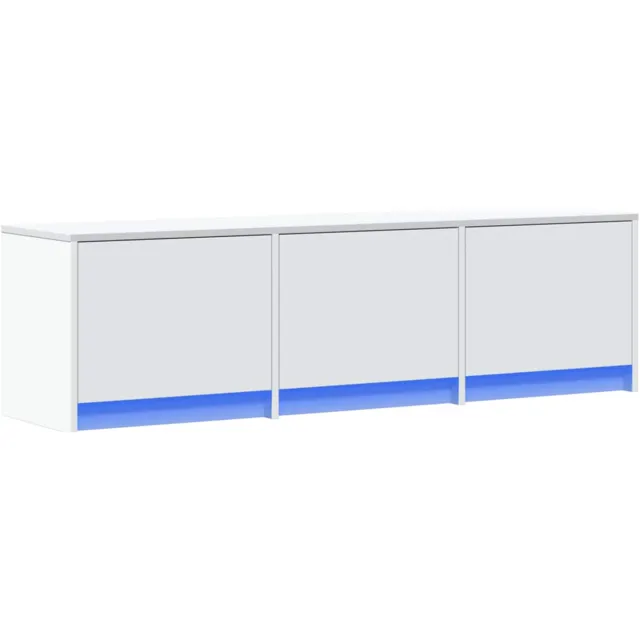 vidaXL TV-kast Wit Bewerkt hout