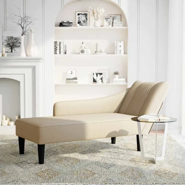 vidaXL Chaise longue met rechterarmleuning fluweel roze, foto 2