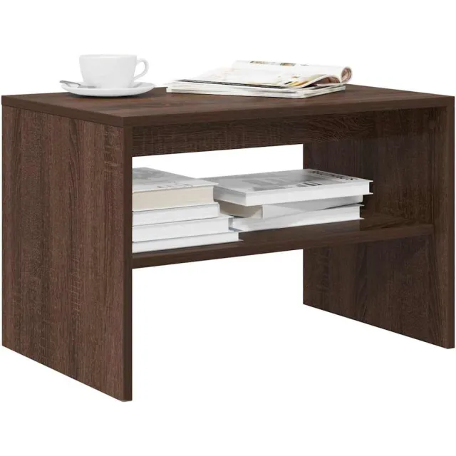 vidaXL Tv-meubel 60x40x40 cm bewerkt hout bruin eikenkleur