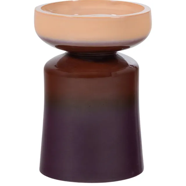 WOOOD Tumo decoratieve bijzettafel paars bruin purple/brown