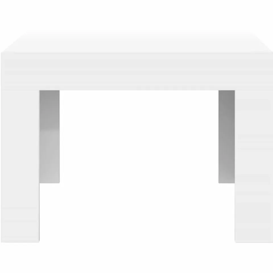 vidaXL Salontafel 50x50x35 cm bewerkt hout wit, foto 3