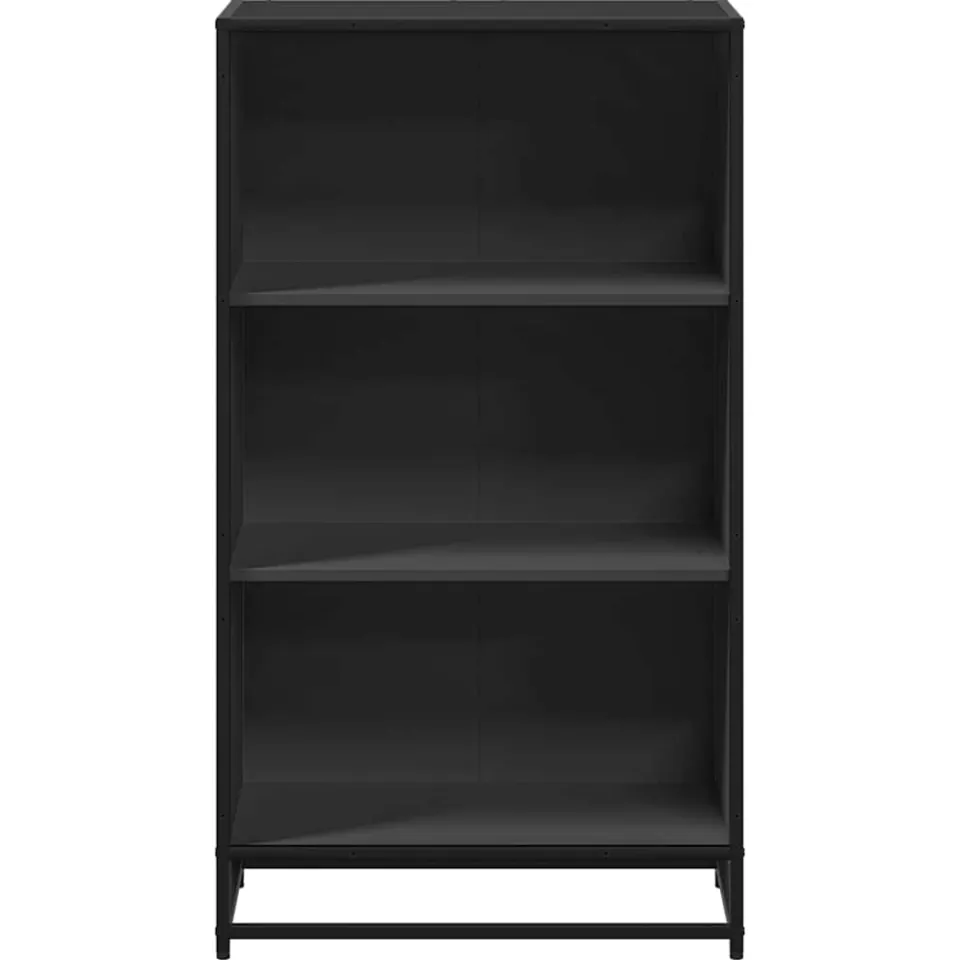 vidaXL Boekenkast 60x35x107,5 cm bewerkt hout zwart, foto 4