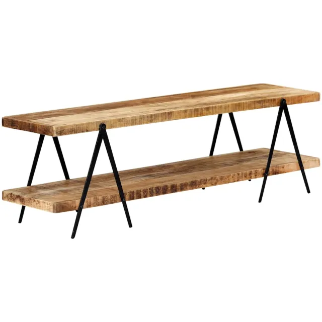 vidaXL Tv-meubel 160x40x50 cm massief mangohout Bruin