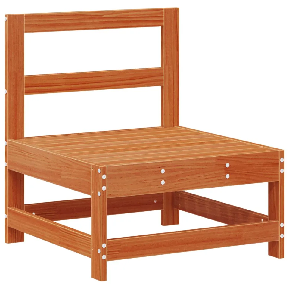 vidaXL Tuin loungeset 5 st Wasbruin Massief grenenhout bruin, foto 4