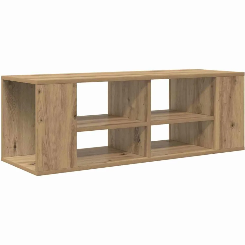 vidaXL Tv-meubelset 102 x 35 x 35 cm Artisan Eiken Bewerkt hout, foto 3