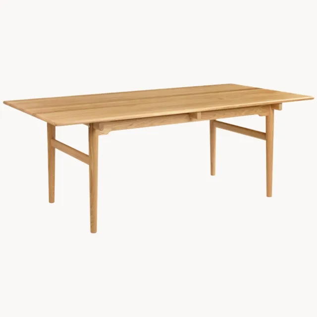 Carl Hansen & Søn Eettafel CH327 van eikenhout, in verschillende formaten Bruin