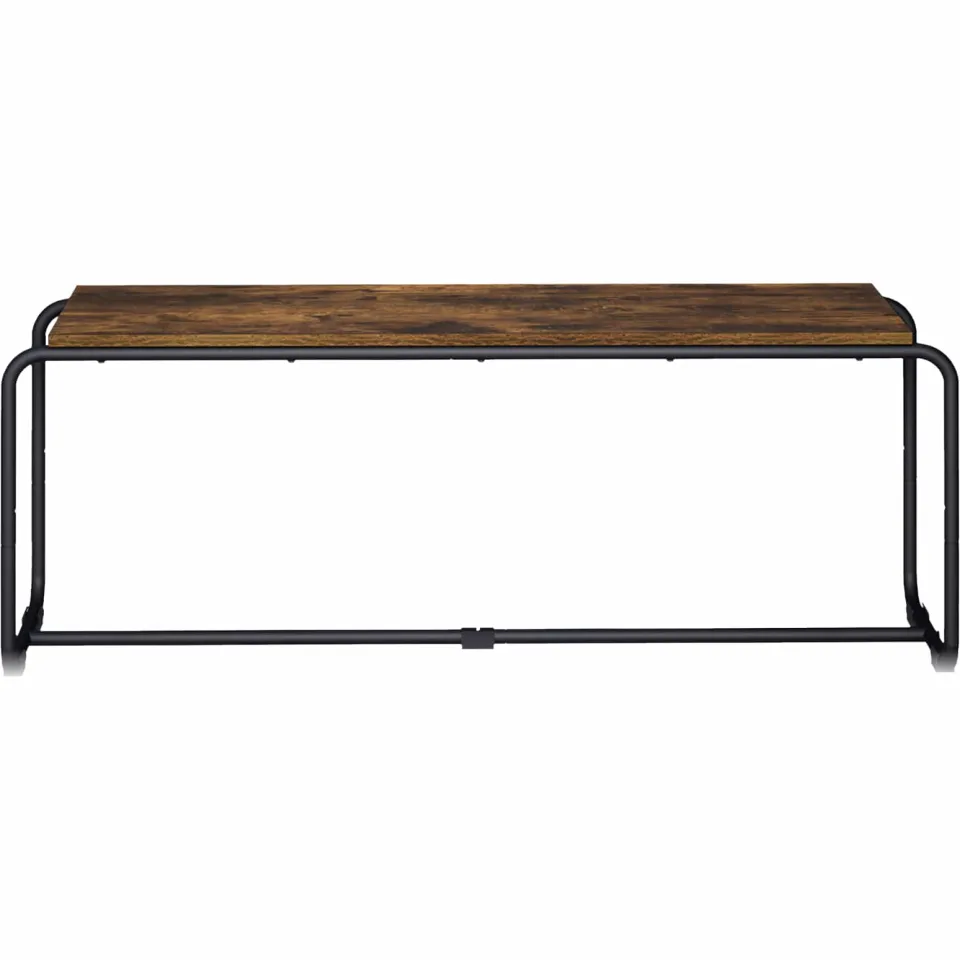 vidaXL TV-standaard 113.5 x 35.5 x 42 cm Gerookt eiken Bewerkt hout, foto 2