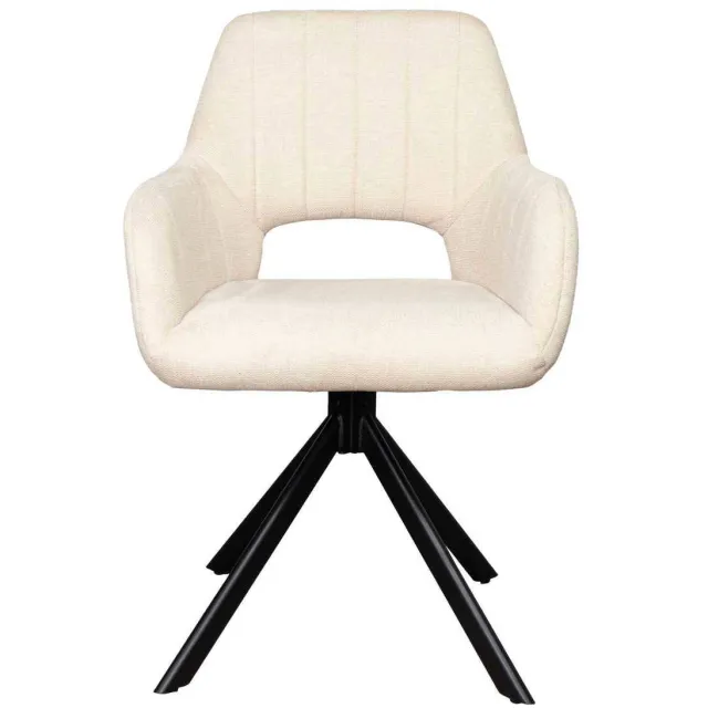 Giga Meubel Nola draaibare eetkamerstoel beige