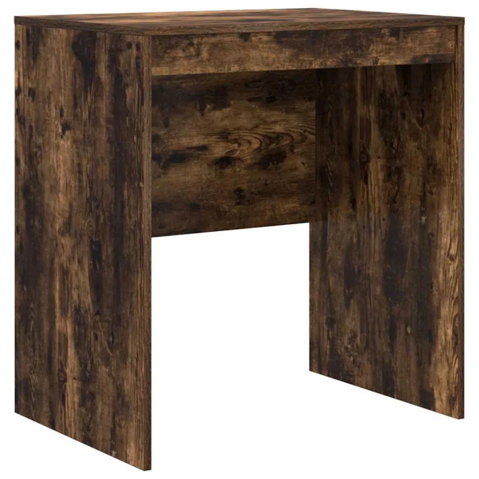 vidaXL Bureau Gerookt eiken 70 x 50 x 76 cm, foto 3