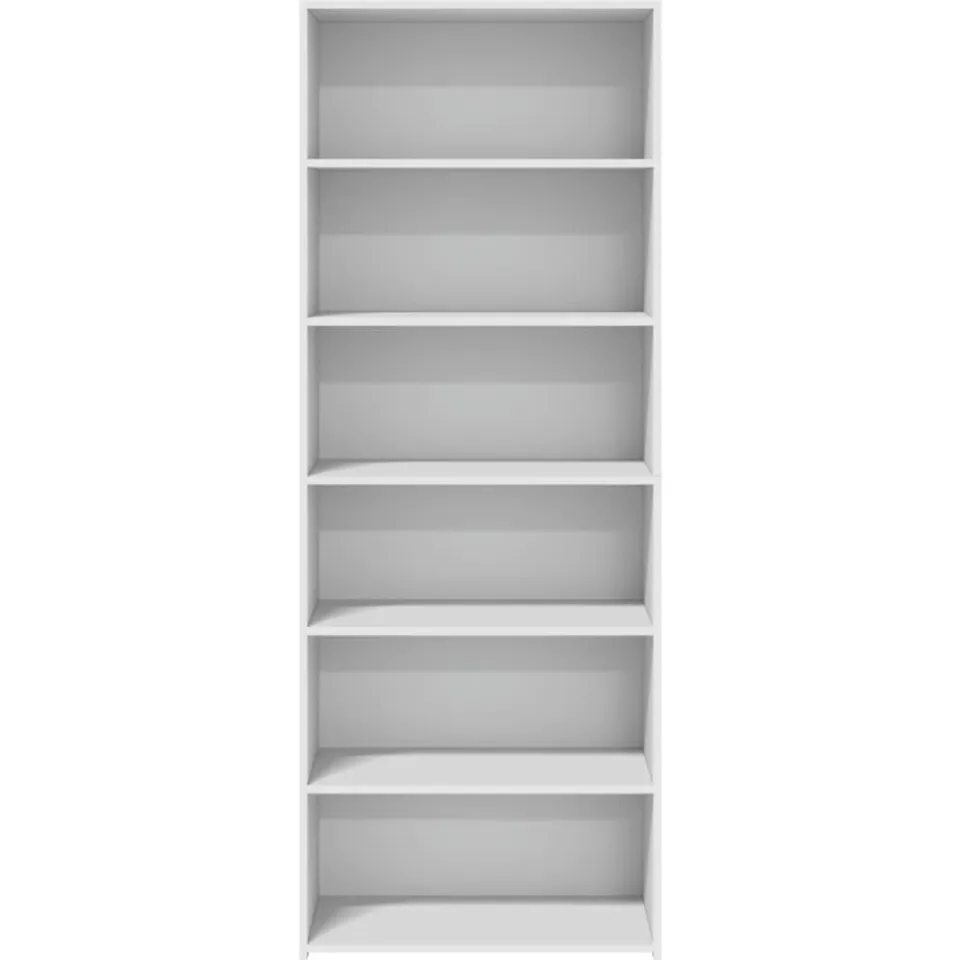 vidaXL Hoge kast 70x41x185 cm bewerkt hout wit