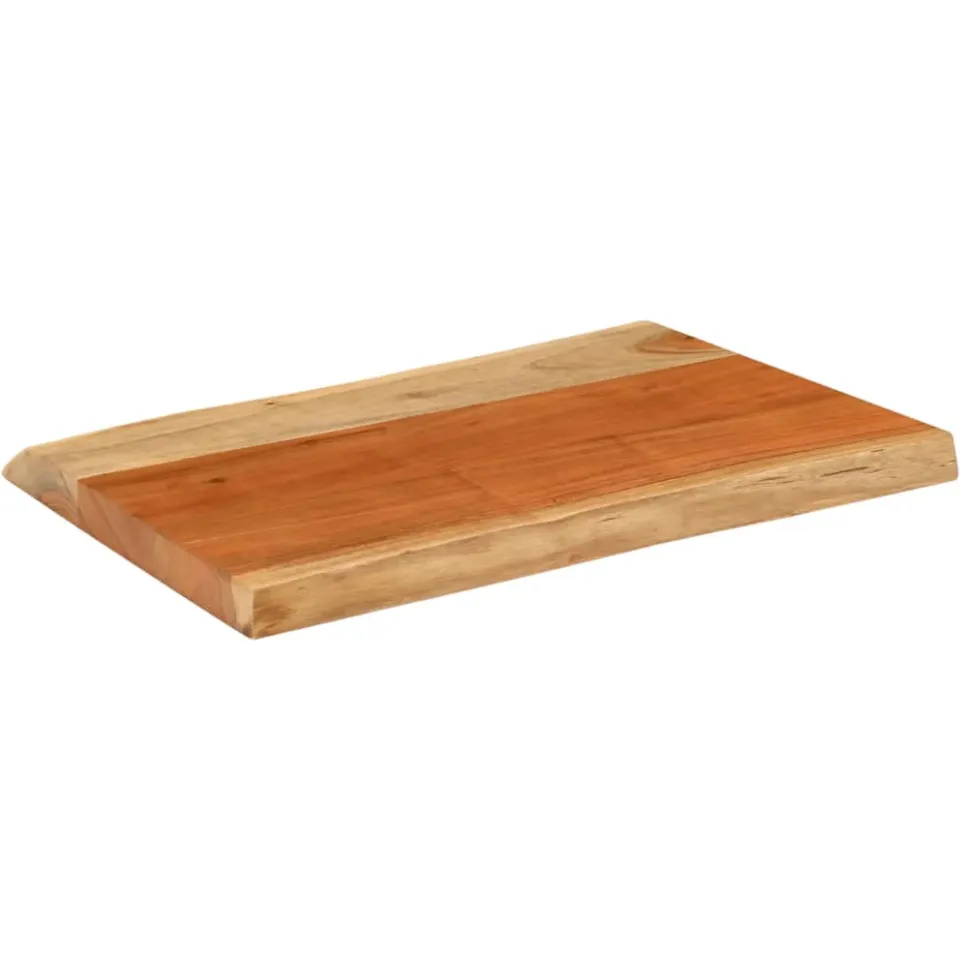 vidaXL Tafelblad rechthoekig natuurlijke rand 70x40x3,8 cm acaciahout bruin, foto 2