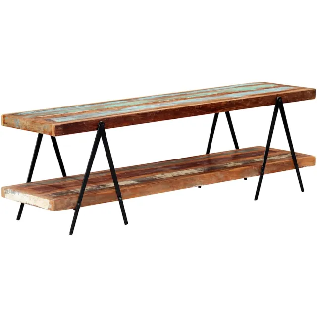 vidaXL Tv-meubel 160x40x50 cm massief gerecycled hout Bruin