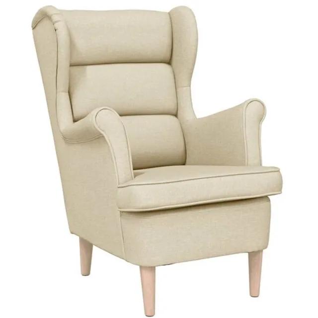 GranMaison Fauteuil - Relaxstoel - Relaxfauteuil - Stoel - Met armleuning - Voor één Persoon - Crème
