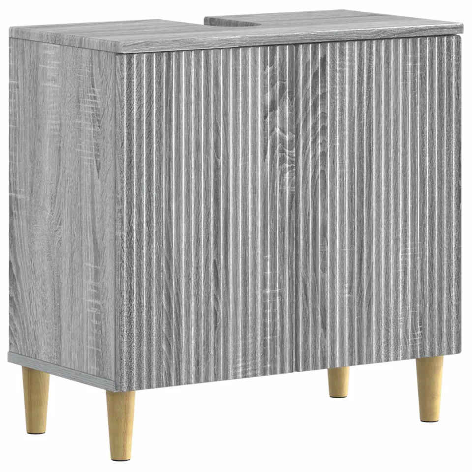 vidaXL Badkamer wastafelkast ARNHEM Grijs Sonoma 59,5 x 31,5 x 59 cm, foto 3