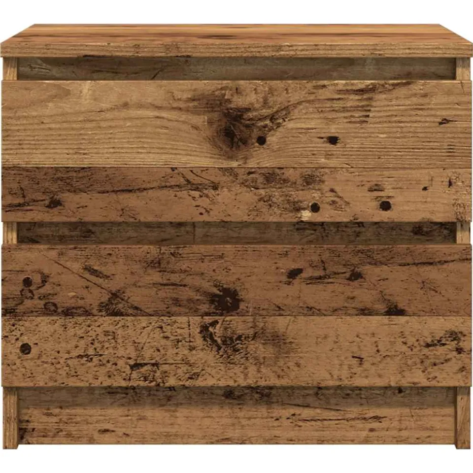 vidaXL Nachtkastje 50x40x43.5 cm bewerkt hout oud houtkleurig bruin, foto 4