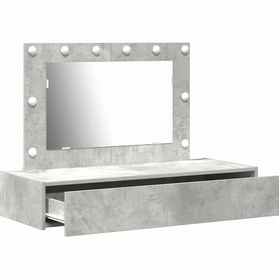 vidaXL Plafondtafel Grijs 100 x 40 x 70 cm Bewerkt hout, foto 3