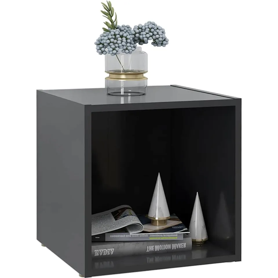 vidaXL Tv-meubelen 4 st 37x35x37 cm bewerkt hout grijs