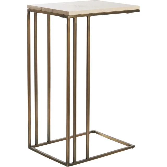 Light & Living Bijzettafel Roshan - Bruin - 41x31x66cm - Modern
