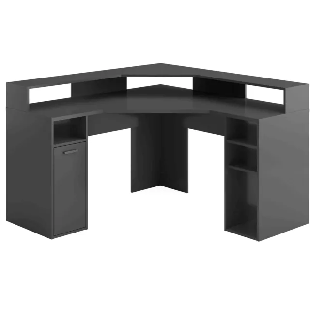 Hoekbureau Paco Antraciet Grijs