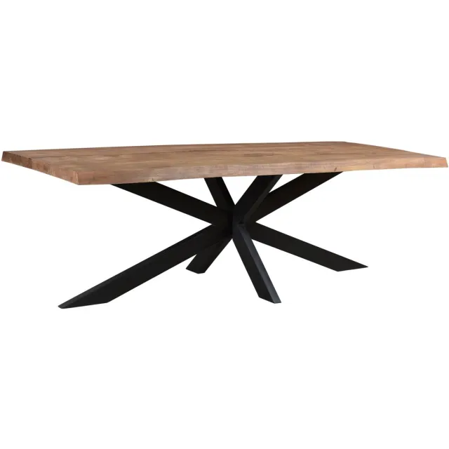 Brix Bruine Eetkamertafel - 180 cm - Mangohout