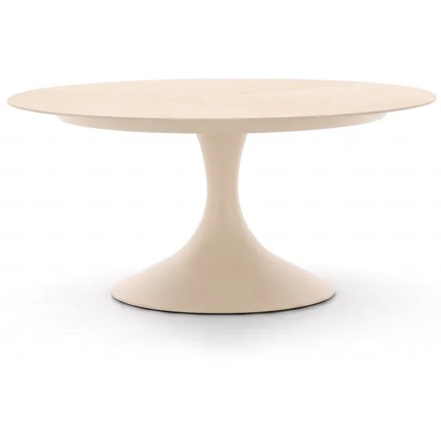 Suns Nova low dining tuintafel ø 150cm (h: 68cm) Taupe