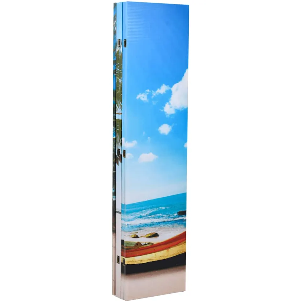 vidaXL Kamerscherm inklapbaar strand 200x170 cm meerkleurig, foto 3