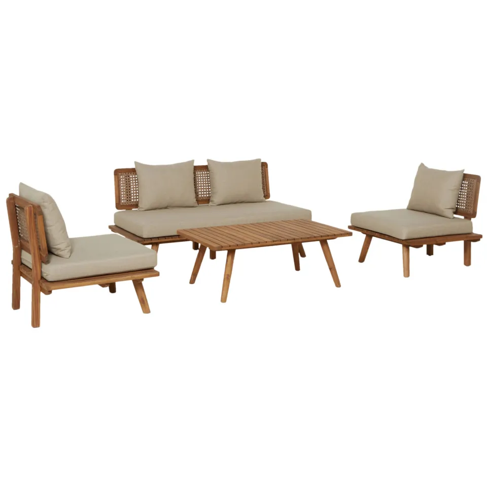 NOUS Garden loungeset Kyoto Ni Naturel/royal ash