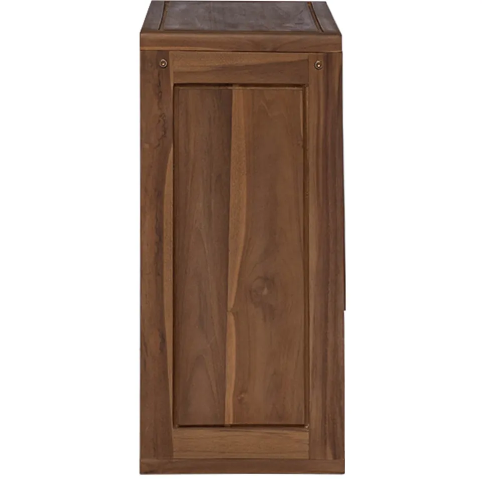 vidaXL Badkamer Zijkast Naturel 45 x 30 x 70 cm Massief Teakhout, foto 4