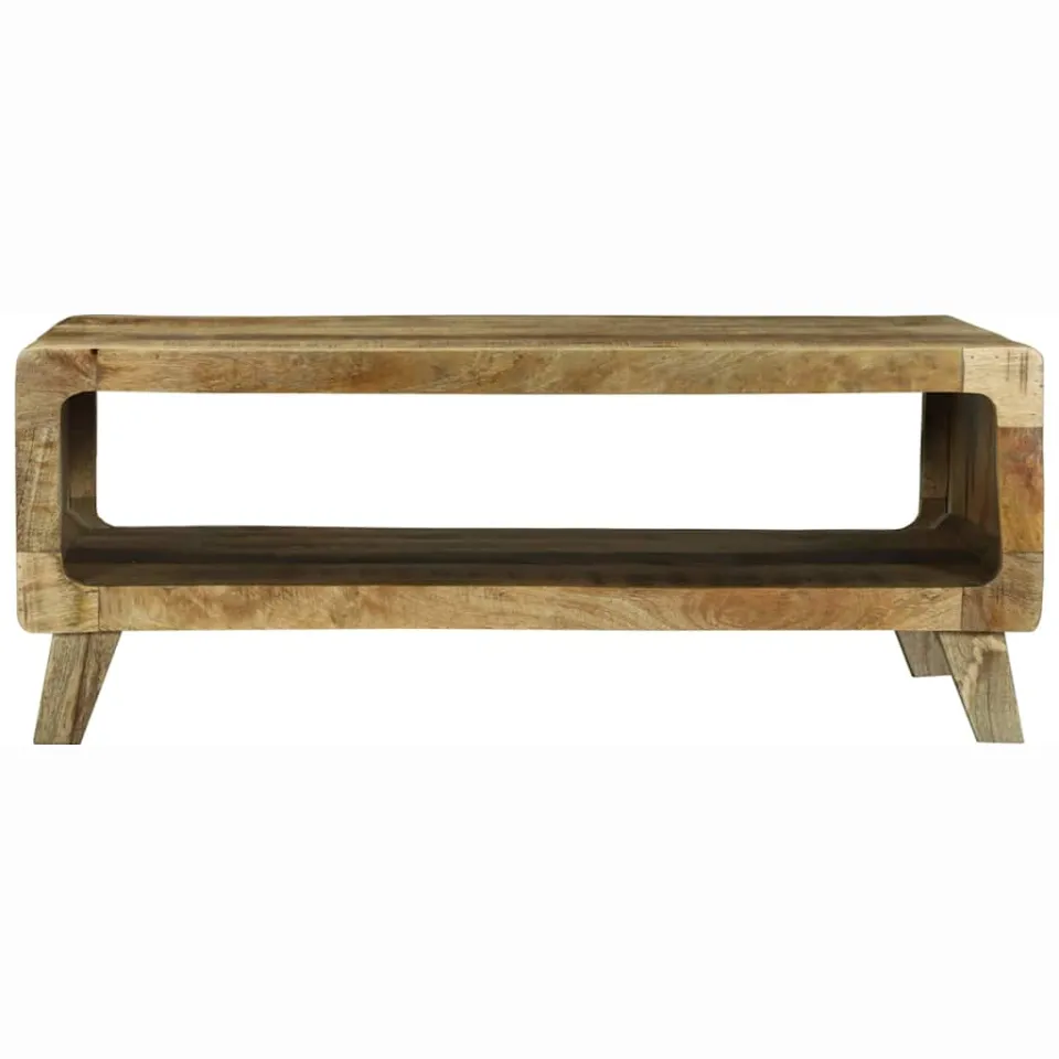 vidaXL Salontafel Bruin 90 x 50 x 35 cm Massief Mango Hout, foto 2